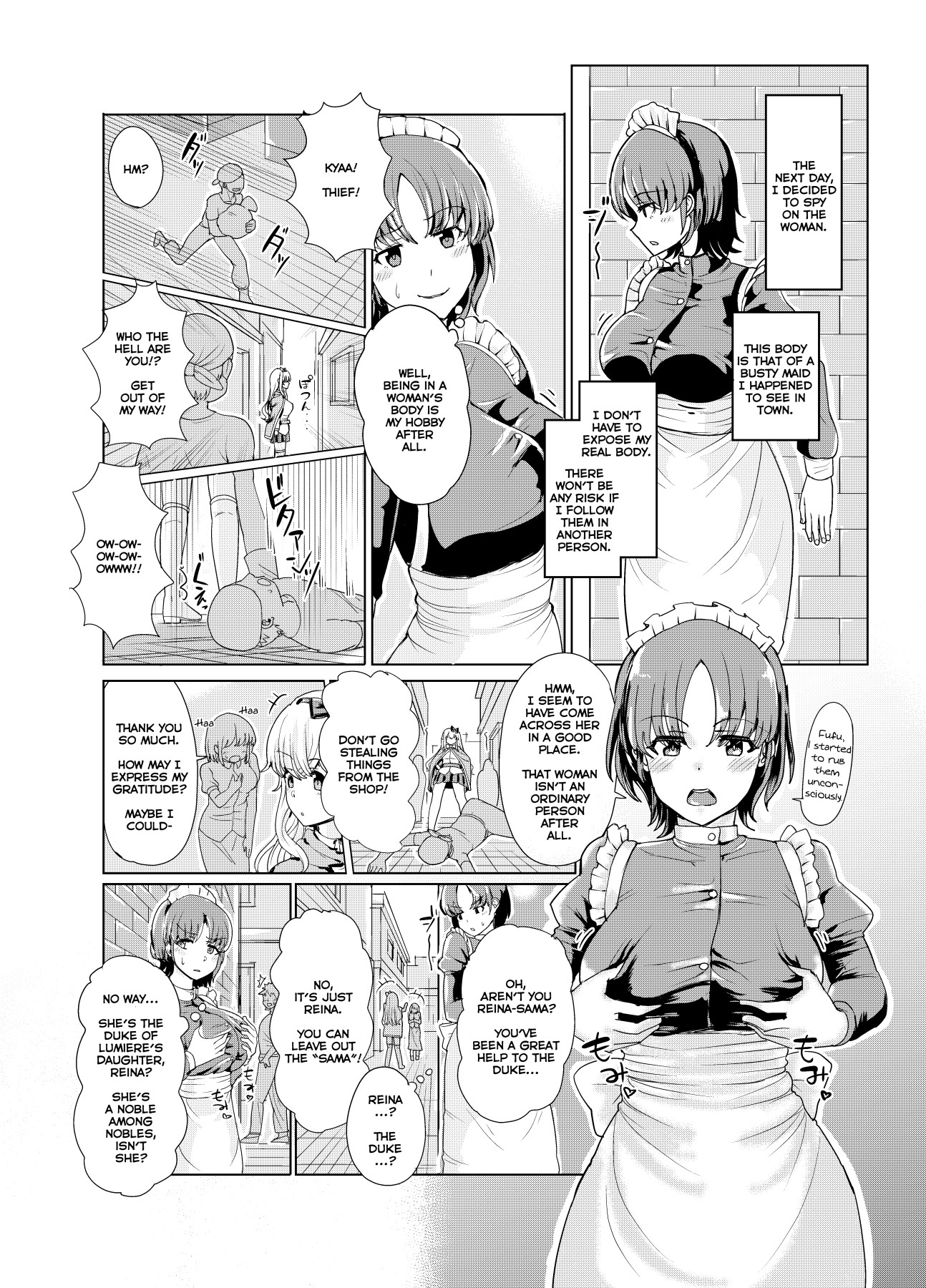 Hentai Manga Comic-Possession TSF in the World of Swords and Magic-Read-7